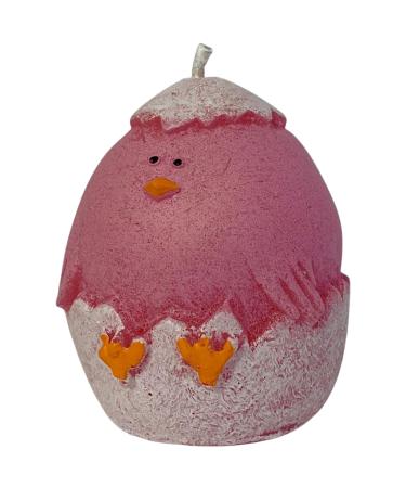 Vela Aromatica - Pollito Rosa - Scented Candles with Fresh Delightful Fragrance - Elegant & Cute Candles - Aesthetic Candles in Pink Baby Chicken Design - 2.55" W x 2.16" H