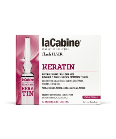 La Cabine Flash Hair Keratin 7 Ampoules of 5 ml