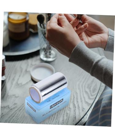 Beavorty 3Rolls nail foil nail art remover tinfoil nail art nail soak off foil Manicure Polish Remover Pads gold foil nails Nail Remover Foil Wraps aluminium nail tool thin section Tin foil - Buy Online on GoSupps.com