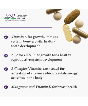 Michael's Naturopathic Pre-Teen Girls Daily Multi Vitamin - 120 Vegetarian Tablets - Buy Online on GoSupps.com