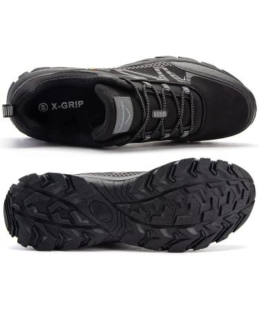 X-Grip Men's Size 14-16 Trail Running Shoes Black- Breathable & Lightweight - Buy Online on GoSupps.com