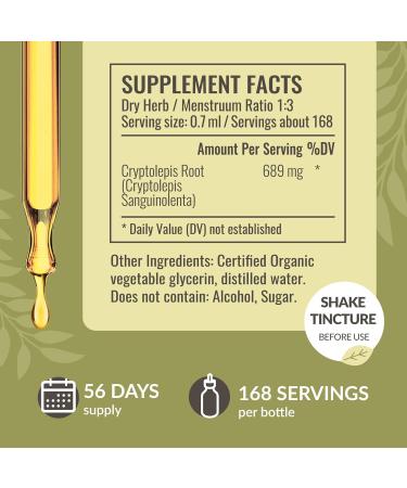 HERBAMAMA Liquid Drops Kit - Bundle of Cryptolepis Root and Liquid Super Immune Mushroom Complex 4 fl oz - Vegan Non-GMO Sugar & Alcohol-Free - 2 Pack - Buy Online on GoSupps.com