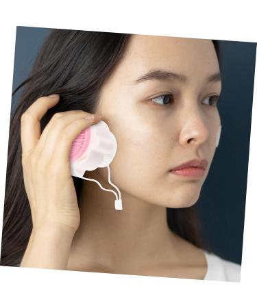 DRESSOOS Soft Bristle Facial Cleansing Brush Face Scrubber Men Face Exfoliator Brush Facial Scrubber Face Cleansing Brush Silicone Face Scrubber Bath Brush Cleaner Double Sided - Buy Online on GoSupps.com