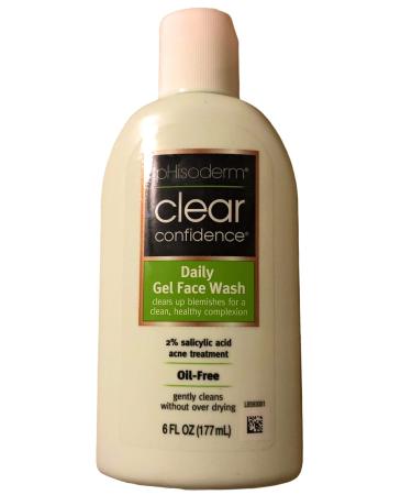Phisoderm Clear Confidence Daily Gel Face Wash Oil Free 6 Oz.
