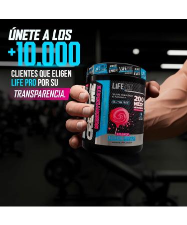 Cr atine monohydrate Life Pro 200 mesh micronis e 500 g poudre de cr atine micronis e d'une puret de 99 9% augmente l'endurance et la force absorption rapide entra nement et performance Lollipop - Buy Online on GoSupps.com