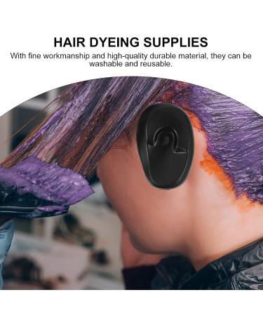 Lurrose 12pcs Hairdressing Ear Cover - Plastic Hair Dye Earmuffs for Salon & Home - Ear Protector for Hair Dyeing - Shower Eraser Shield - Buy Online on GoSupps.com
