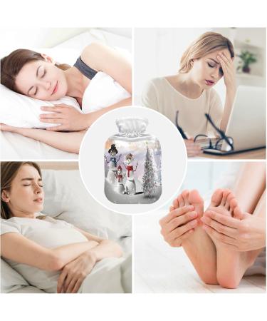 Buy Christmas Tree Snowman Heat Bottle - 2L Pain Relief & Bed Warmer for Women | Hot Water Bag with Cover | International Shipping - Buy Online on GoSupps.com