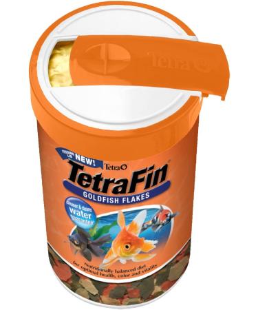 TetraFin Goldfish Flakes Clear Water Formula 7.06 oz - Pack of 1 | Top-Quality Fish Food - Buy Online on GoSupps.com
