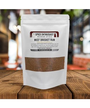 Spice Enthusiast Beef Brisket Rub - 8 oz: Premium Seasoning Blend for Succulent Brisket - Buy Online on GoSupps.com