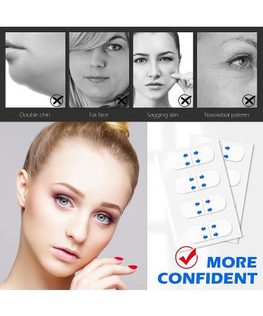 Face Lift Tape for V-Line Jawline - 40 PCS Invisible Double Chin Reducer - Buy Online on GoSupps.com
