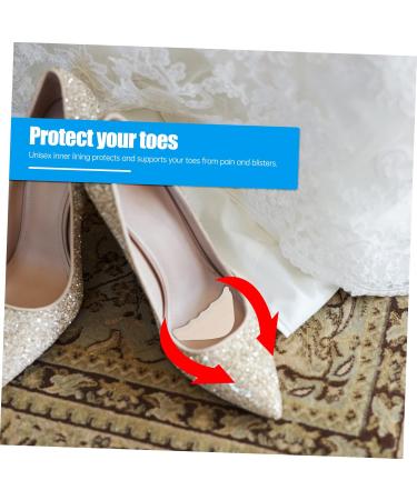 NOLITOY 18 Pairs Half Size Padded Toe Plug & Forefoot Shoe Pads | Silicone Gel Foot Braces for Pain Relief | High Elastic Sponge for Men & Women - Buy Online on GoSupps.com