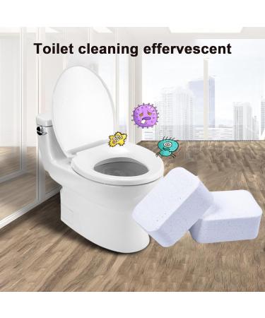 jyibinee Mineral Deposit Cleaner Effervescent Toilet Cleaner Tablets Powerful Cleaning Removes Stains Odors Refreshes Bathroom 5pcs/10pcs/20pcs White 20PCS - Buy Online on GoSupps.com