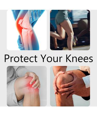 Knee Braces for Pain Relief - Lightweight Compression Sleeves with Patella Gel Pad & Stabilizers for Running Weightlifting & Arthritis | Men & Women Large - Buy Online on GoSupps.com