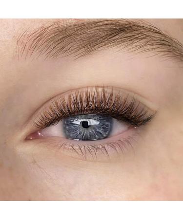 Geeneiya 13mm Short Brown Wispy Mink Lashes - 10 Pairs 3D Colored False Eyelashes for Natural Look - Buy Online on GoSupps.com