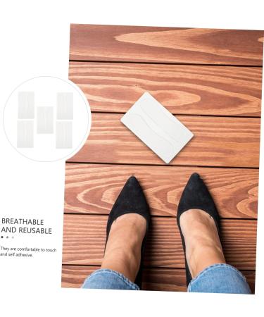 FRCOLOR Women's 10pcs Anti-Wear Heel Stickers - Clear Cushion Liners for Black Boots & Chunky Heels - Buy Online on GoSupps.com