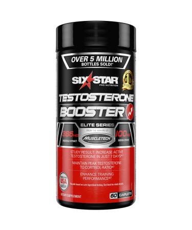 Six Star Six Star Pro Nutrition Testosterone Booster Elite Series 60 Caplets
