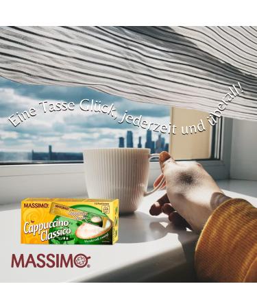  MASSIMO MASSIMO Classico Cappuccino 160 Sticks 16 x 10 Sticks 12.5g Cocoa Powder Soluble Coffee Instant Capccino Quick Brew - Buy Online on GoSupps.com