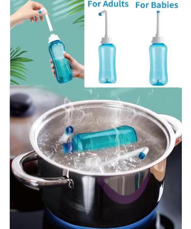 Peri Bottle for Postpartum Care | Handheld Portable Bidet Spray for Women | 500ml (16.9 oz) - Ideal for Perineal Cleansing Menstruation & Hemorrhoids - Buy Online on GoSupps.com