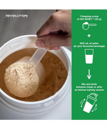 Revolution Nutrition Iso Whey Protein Powder 100% Isolate Premium Formula Gluten Free Low Carb Promoting Lean Muscle Growth in Men & Women 28g Of Protein Per Scoop 908g 27 Servings (Vanilla Cake 2 Pound) Vanilla Cake 27 Servings (Pack of 1) - Buy Online on GoSupps.com
