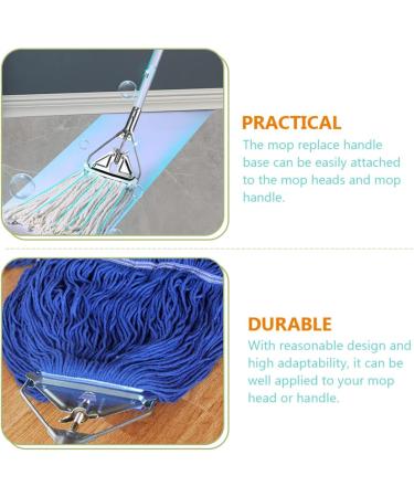 Warmhm 3pcs Glass Cleaning Scraper Replacement Mop Parts Mop Base Accessories Triangle Mop Window Cleaner Spray Mop Head Replacement Mop Base Refill Floor Mop Parts Wax Mop Iron Strip - Buy Online on GoSupps.com
