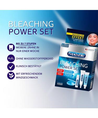 Rapid White Tooth Whitening Strips Set | Express Bleaching for a Bright Smile - Self-Resolution Technology - Buy Online on GoSupps.com