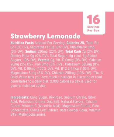 Nuun Instant Electrolyte Powder Packets - Strawberry Lemonade Flavor - 16 Servings - Buy Online on GoSupps.com