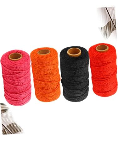 Amosfun 4 Roll DIY Craft Thread - Natural Twine for Gift Wrapping Cooking Camping & Weaving | International Shipping Available - Buy Online on GoSupps.com