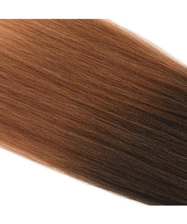 20 Inch Pre Stretched Ombre Braiding Hair Pack of 10 - Itch Free Soft Yaki Synthetic Hair for Black Women | 3 Tone 1B/30/27 Ombre Braiding Hair - Buy Online on GoSupps.com