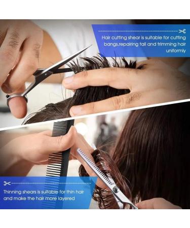 Hair Cutting Scissors Kit - Professional Hairdressing Shears for Men Women & Pets | Barber Salon Tools - Buy Online on GoSupps.com
