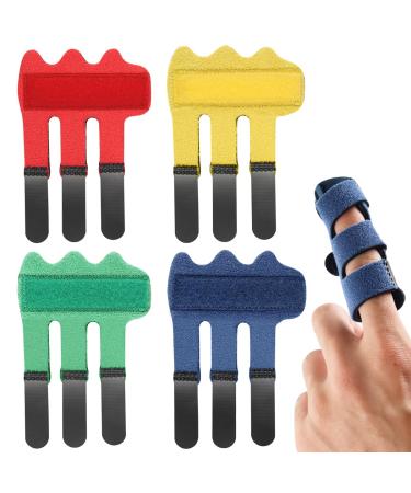 HOYDATE Trigger Finger Brace Support with 3 Adjustable Fixing Belt Upgraded Trigger Finger Splint Finger Straightener for Arthritis Broken Finger Protection Pain Relief Broken Fingers Straightening