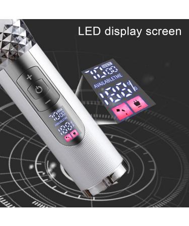 DOACT Hair Clipper Detailer Trimmer Comfortable Grip Men's Hair Clipper Safe USB Charging for Men Business Travel Home Traver (Silver) - Buy Online on GoSupps.com