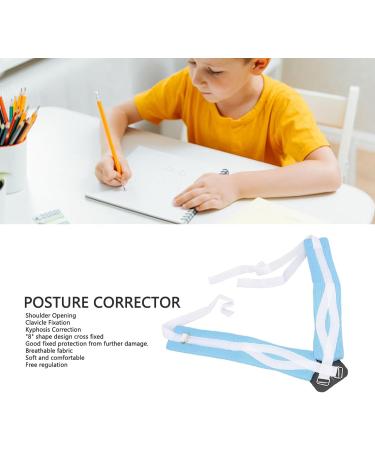 Posture Corrector Strap - Adjustable Figure 8 Clavicle Support Belt for Better Posture | Breathable Comfort (L - Buy Online on GoSupps.com
