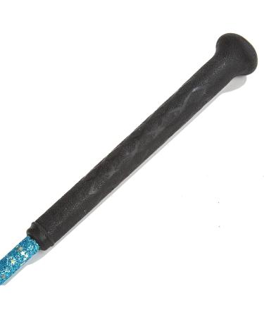 Intrepid International Sparkle Glitter Jump Bat Blue 18 - Premium Quality Equestrian Riding Crop - Buy Online on GoSupps.com