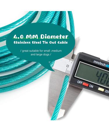 Buy 9m Dog Reading Cable - Tension Rope with Spring Ideal for Garden & Camping - Durable Up to 56.7 kg - Buy Online on GoSupps.com