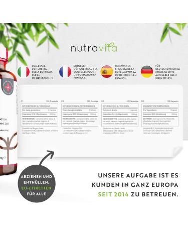 Buy Coenzyme Q10 200mg - Award-Winning Vegan Capsules (120) - High-Quality Plant-Based Q10 - Laboratory Tested in Germany - 4 Months Supply - Buy Online on GoSupps.com