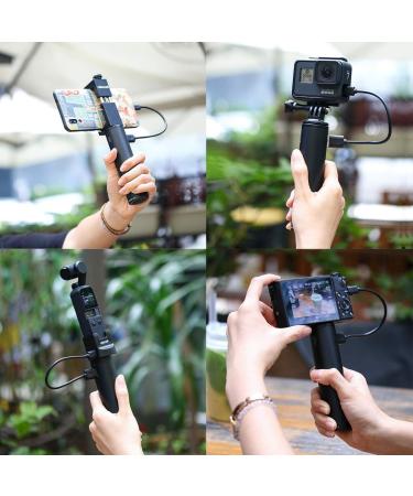 ULANZI BG-2 6800mAh Power Bank Hand Grip for Sony RX100 VII, Canon G7X Mark III, GoPro, DJI OSMO, iPhone, Samsung, OnePlus - Compact Camera and Smartphone External Battery - Buy Online on GoSupps.com