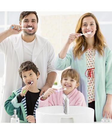 Foldable Travel Toothbrush Set - 4 Portable Soft Toothbrushes for Adults & Kids - Ideal for Camping School & Travel - Buy Online on GoSupps.com