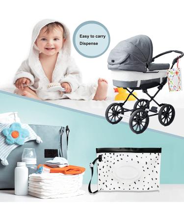 Reusable Baby Wet Wipe Dispenser 4-Pack | Eco-Friendly Portable Travel Holder Case - Buy Online on GoSupps.com