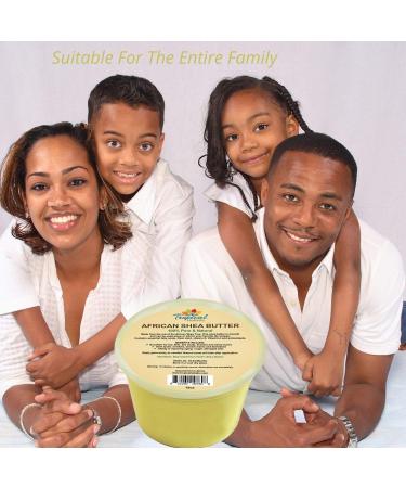 Buy 100% Pure African Raw Unrefined Yellow Shea Butter 15 oz | Natural Creamy Butter for Hair Skin & DIY Recipes - Buy Online on GoSupps.com