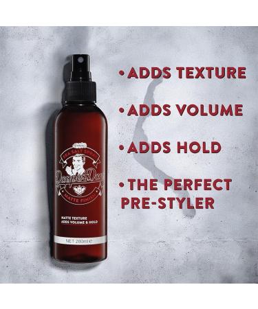 Dapper Dan 2 Piece Hairstylng Spray Set Includes 1 x Sea Salt Spray 200ml 1 x Hair Fixing Spray x 125ml - Firm Natural Hold With A Matte Texture Finish - Buy Online on GoSupps.com