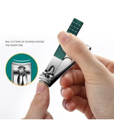 7-Piece Portable Nail Enhancement Set Color Nail Clipper Set Personal Care Tool (Color : Dark Green) - Buy Online on GoSupps.com