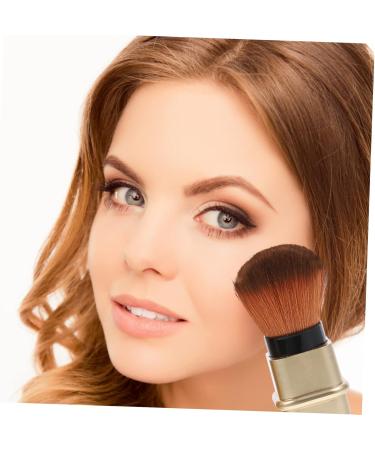 FOMIYES professional makeup fashion blush brush cosmetics brush powder brush paint highlight 2.7*2.7cm Golden - Buy Online on GoSupps.com