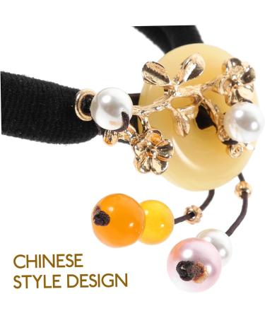 minkissy 1pc Hair Accessories Hair Rope Hair Tie Rustic Hair Rope Scrunchie Crystal Beads Hair Ring Metal Floral Hair Ring Agate Ponytail Holder Jewelry Hair Circle Vintage Copper Etc. Bun - Buy Online on GoSupps.com