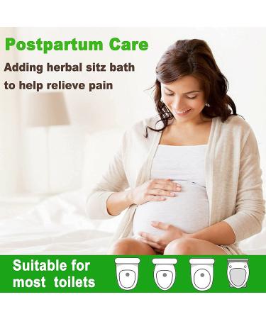 Foldable Sitz Bath with Flusher Pink - Postpartum & Hemorrhoid Relief - Buy Online on GoSupps.com