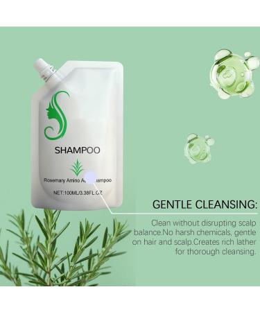 XINRAN Rosemary amino acids shampoo rosemary growth shampoo thinning dry hair rosemary amino acids moisturizing shampoos strengthens roots controls oily all hair types 1 piece 1 piece - Buy Online on GoSupps.com