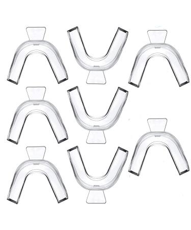 8 Pieces Teeth Whitening Mouth Trays Thermoplastic Teeth Trays Thermoforming Teeth Guards Mould Dental Oral Care Kit for Teeth Whitening Teeth
