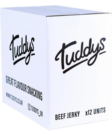 Tuddys Snacks Beef Jerky 12x28g Hoisin - Buy Online on GoSupps.com