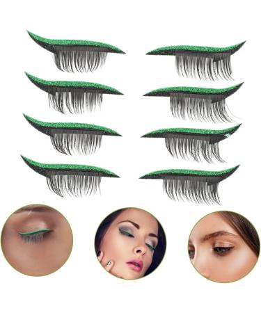 POPETPOP Reusable Eyeliner Sticker Eyelid Makeup Stickers 4x1.5cm Green - Buy Online on GoSupps.com