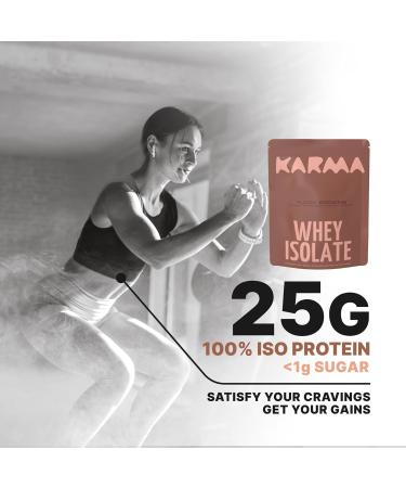 Whey Protein Powder 2LB - 25g Protein 1g Sugar - Fudgy Brownie Flavor - Low Sugar High Protein Isolate - 30 Servings - International Shipping Available - Buy Online on GoSupps.com