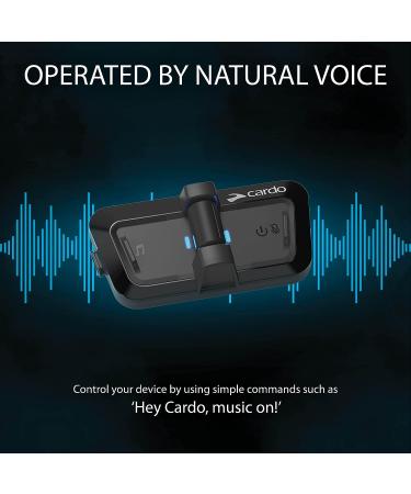 Cardo Packtalk Outdoor Helmet Communication System - Bluetooth Wireless Voice Assistant for Skiing, Snowboarding, Cycling & More - Black - Buy Online on GoSupps.com